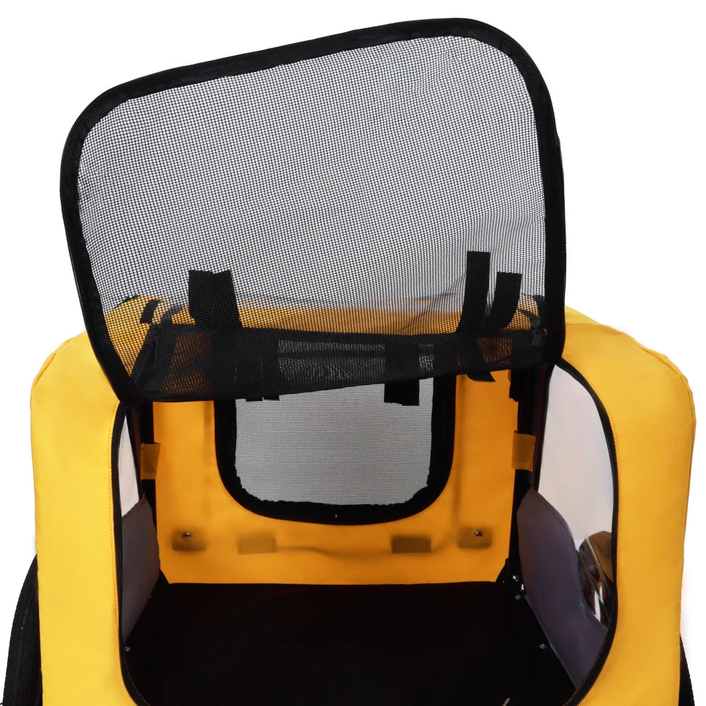Pet Bike Trailer Dog Cart for Bicycle Easy Folding Frame Quick Release