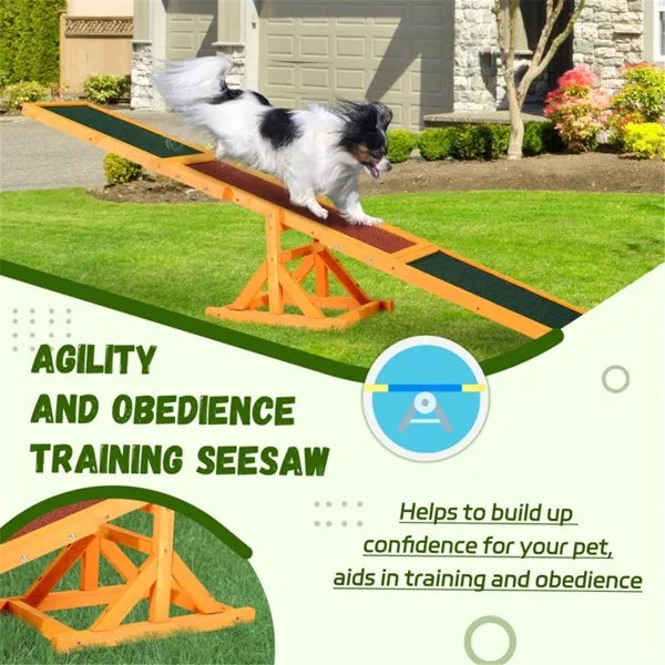 Dog Agility Seesaw - Training & Exercise Equipment for Dogs,