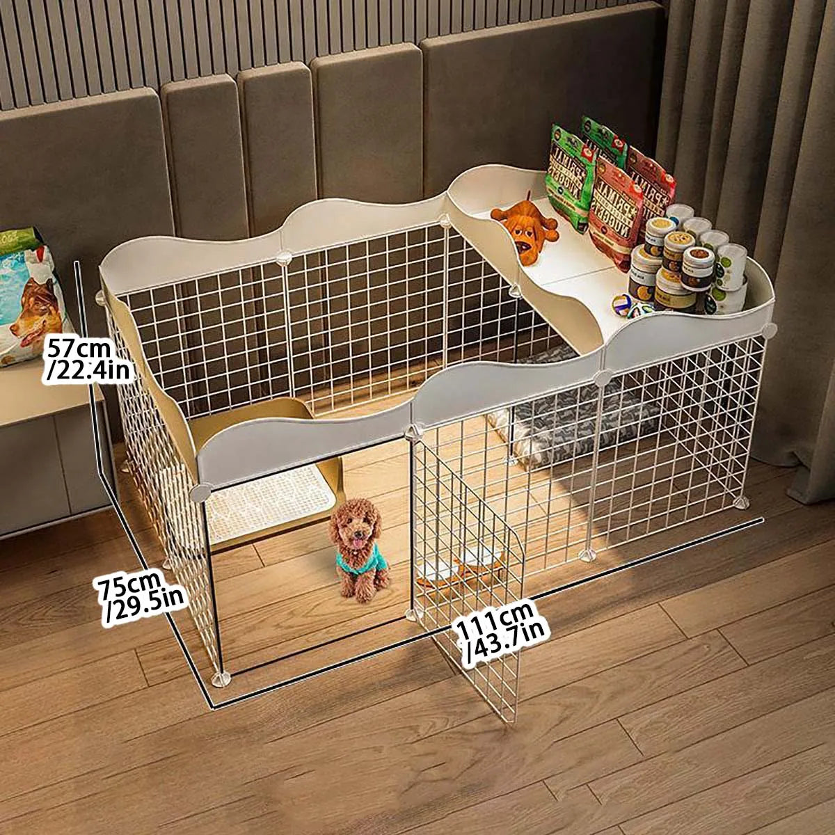 Pet dog enclosure Home House kennel Indoor small dog