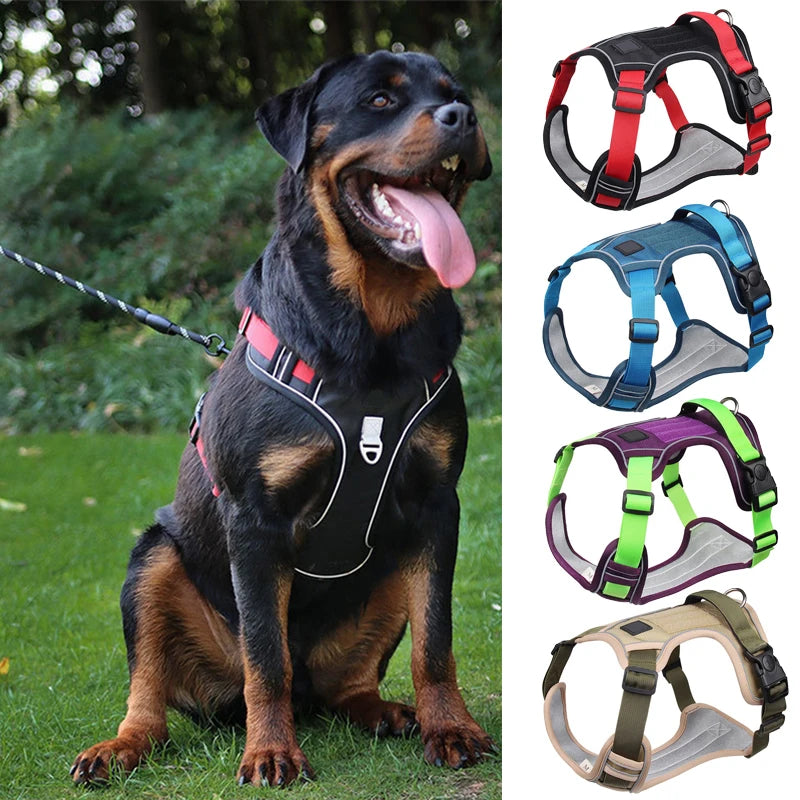 Dog Harness Reflective Midium Large Dogs Tactical Vest