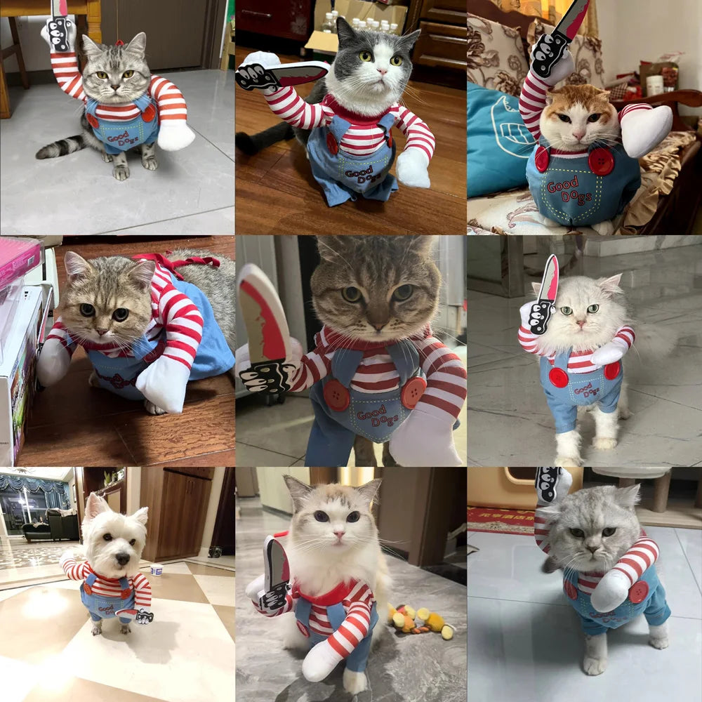 Halloween Funny Dog Clothes for Small Medium Dogs