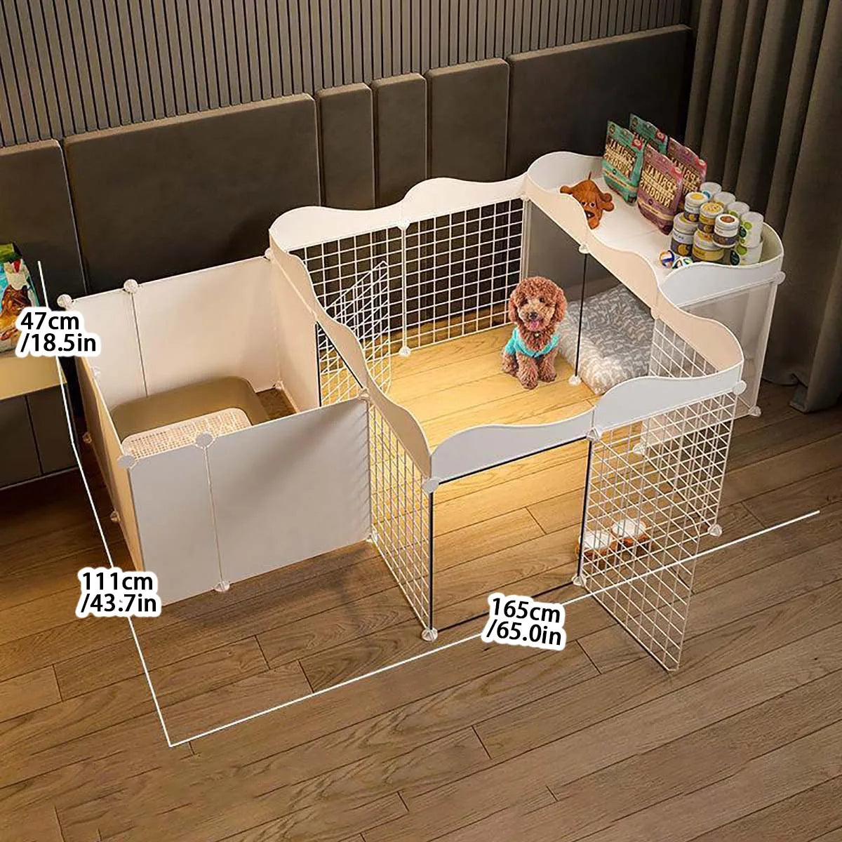 Pet dog enclosure Home House kennel Indoor small dog