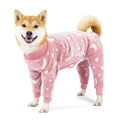 Soft Dog Pajama 4 Legged Warm Fleece Stretchable Dog Pajamas