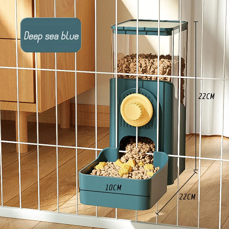 Automatic Pet Bowls Cage Hanging Feeder