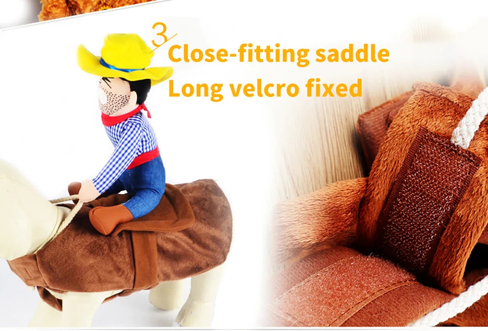 Halloween Party Dog Clothes Funny Cowboy