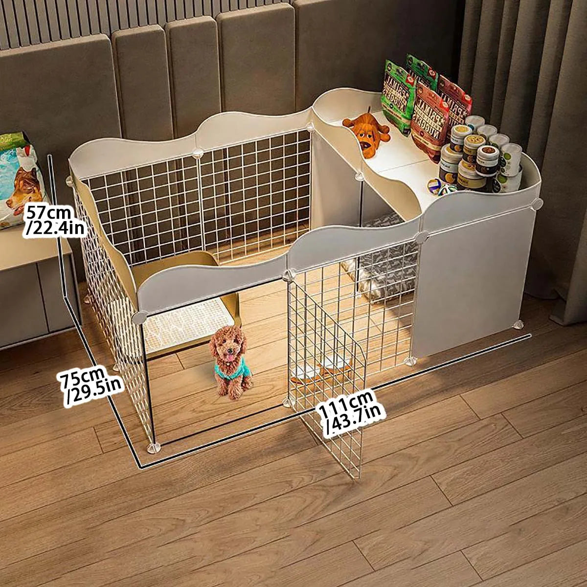 Pet dog enclosure Home House kennel Indoor small dog