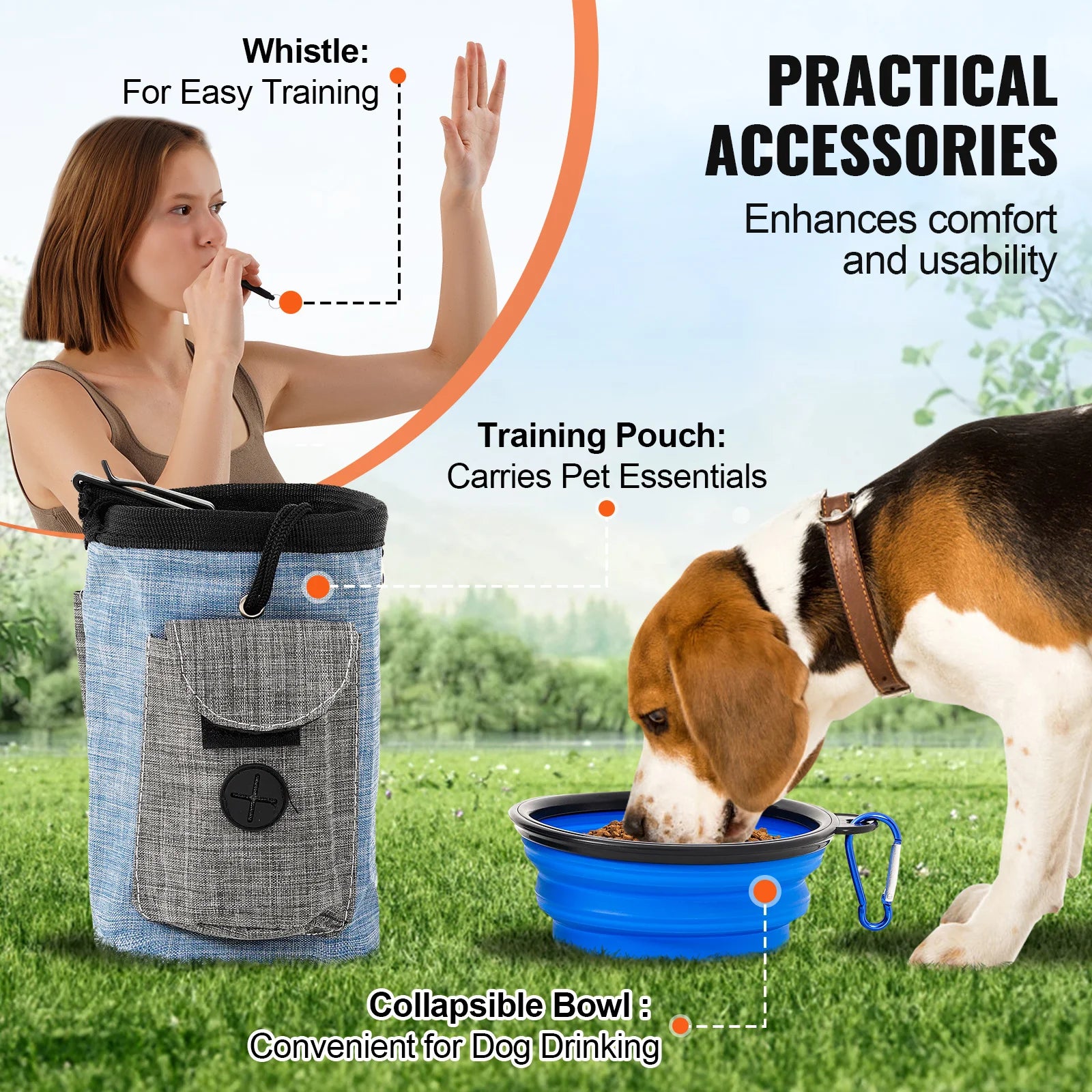 Dog Agility Training Equipment 4 PCS/5 PCS/7 PCS Set