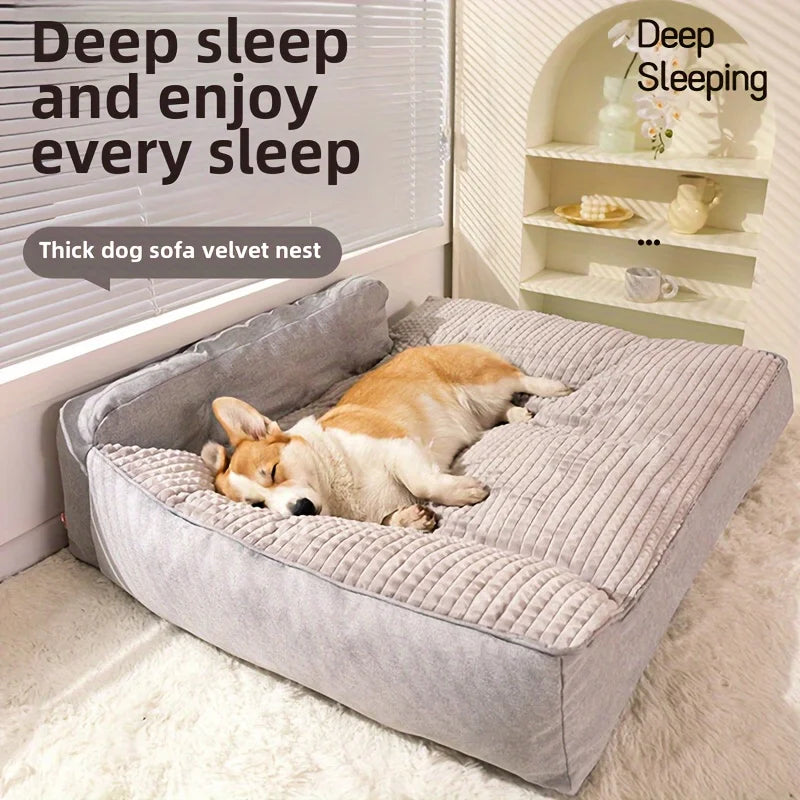 New Cat Bed Dog Pet Bed Kennel Non-Slip Winter Warm