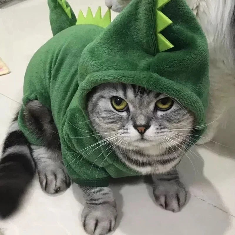 Dog Halloween Dog Clothes for Small Dogs Funny Dinosaur