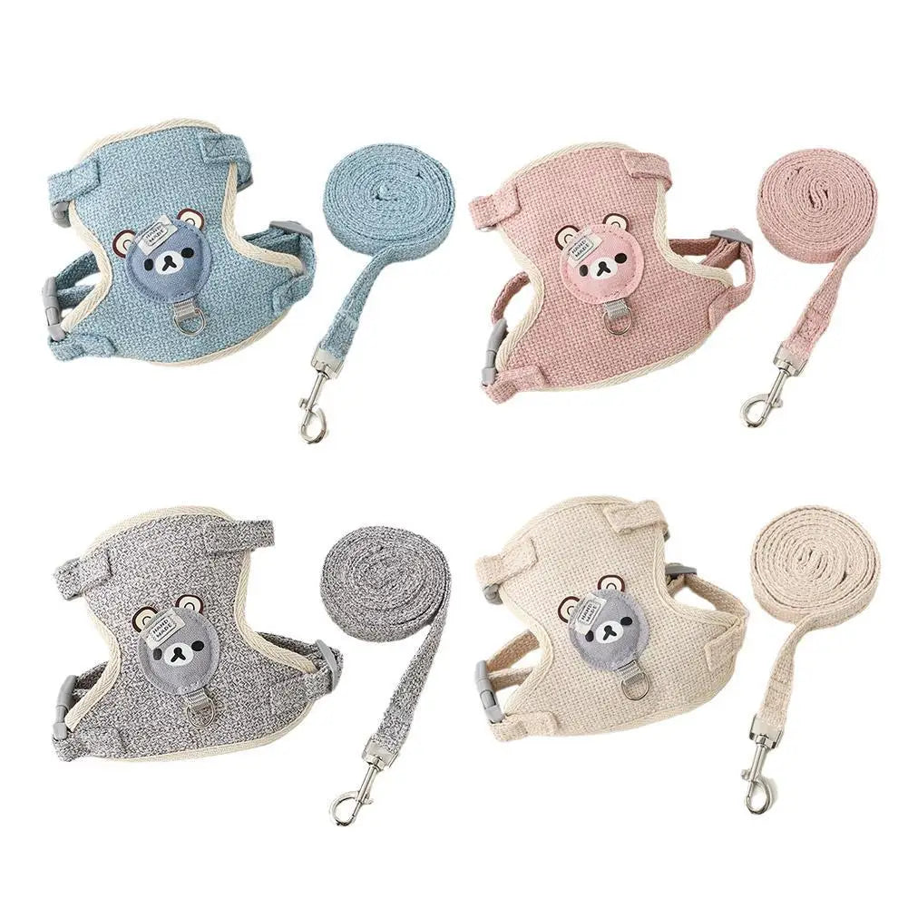 Lovely Small Pet Vest Chest Strap Dog Leash Traction Rope.