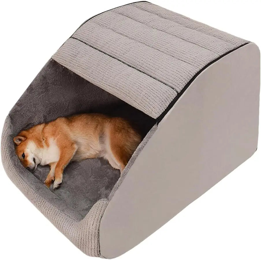 Extra Large Dog Bed House with 30D Memory Sponge,