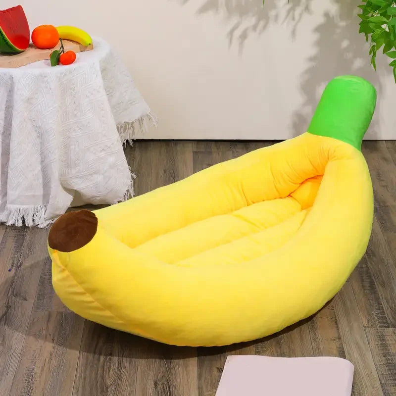 Dogs Bed Cozy Banana Shaped Nest Pets Bed Durable