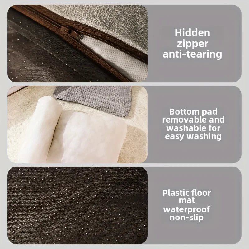 New Cat Bed Dog Pet Bed Kennel Non-Slip Winter Warm