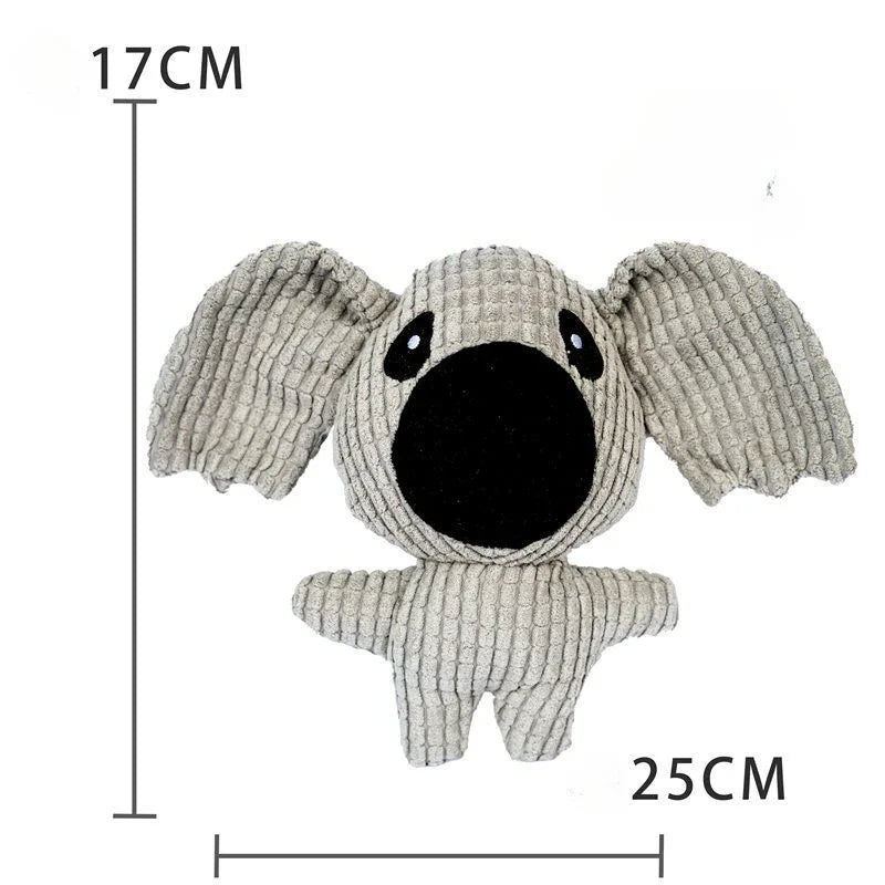 Plush Companion Sleeping Duck Dog Toys for Small Large Dogs
