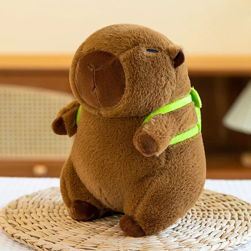 25cm Series Capybara Plush Simulation Capibara Anime Fluffty Toy Cute Doll Stuffed Animals Soft Doll Plush Christmas Gifts