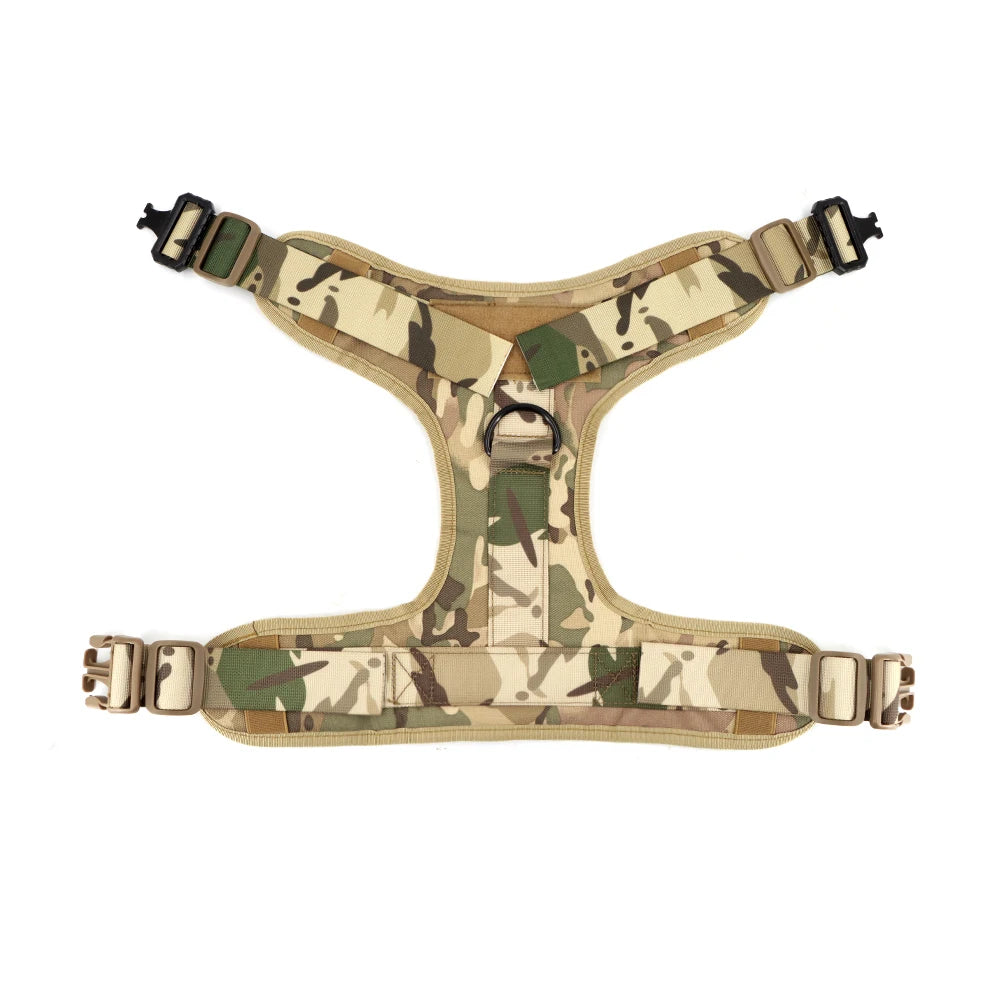Tactical Dog Harness Leash Set for Large Dogs Military Harnesses