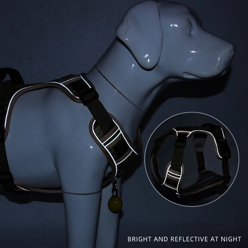 Dog Harness Reflective Midium Large Dogs Tactical Vest
