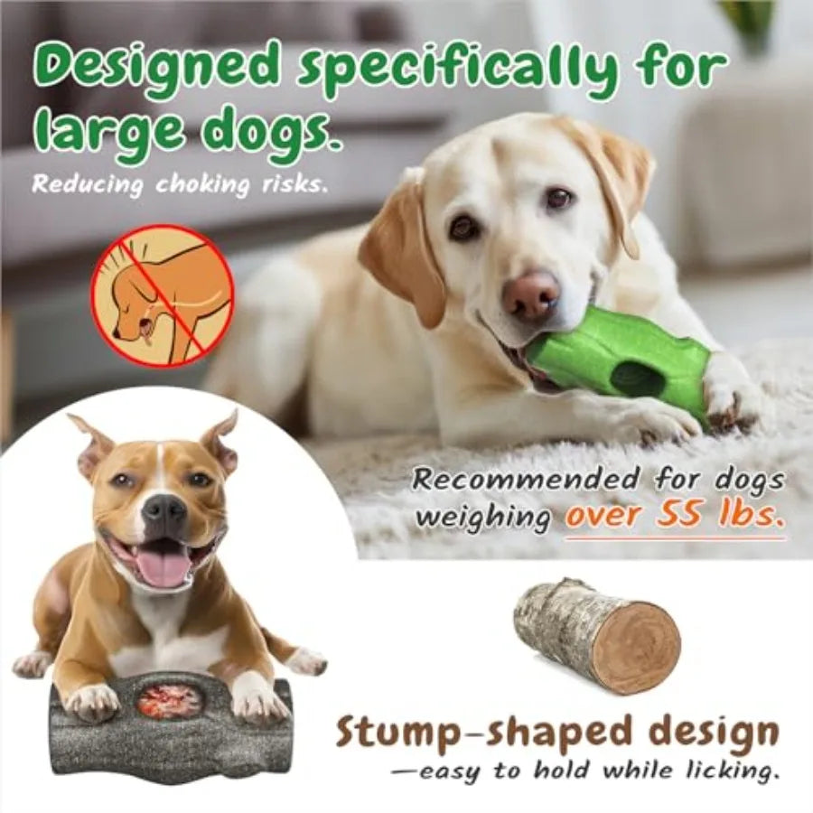 3-in-1 Durable Dog Enrichment Toy - Long-Lasting Fillable and Frozen Lick Toy.