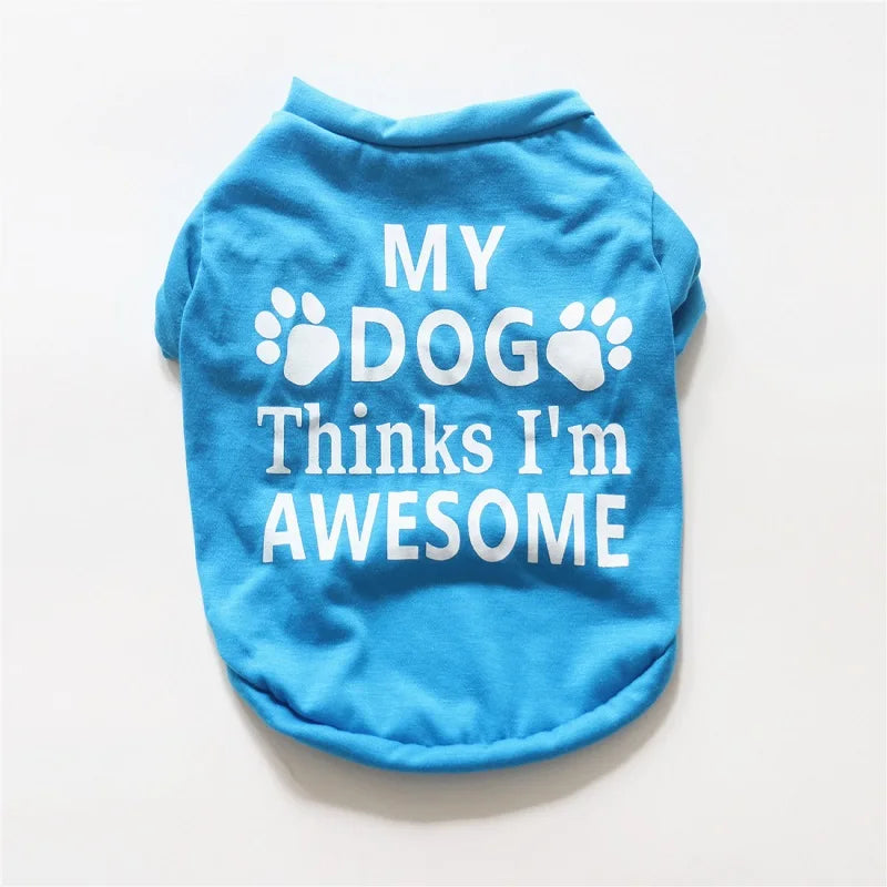 Fashionable pet clothes cute dog vest shirt dog costume
