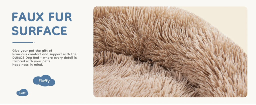 JHK Calming Dog Bed for Medium to Large Dogs Washable