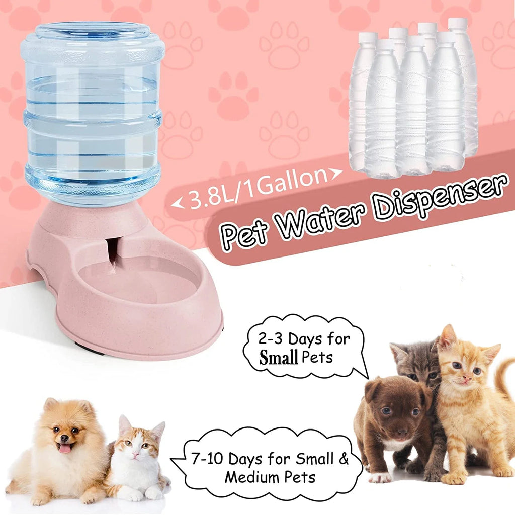 Automatic Water Dispenser Large Capacity Pet Feeder and Waterer