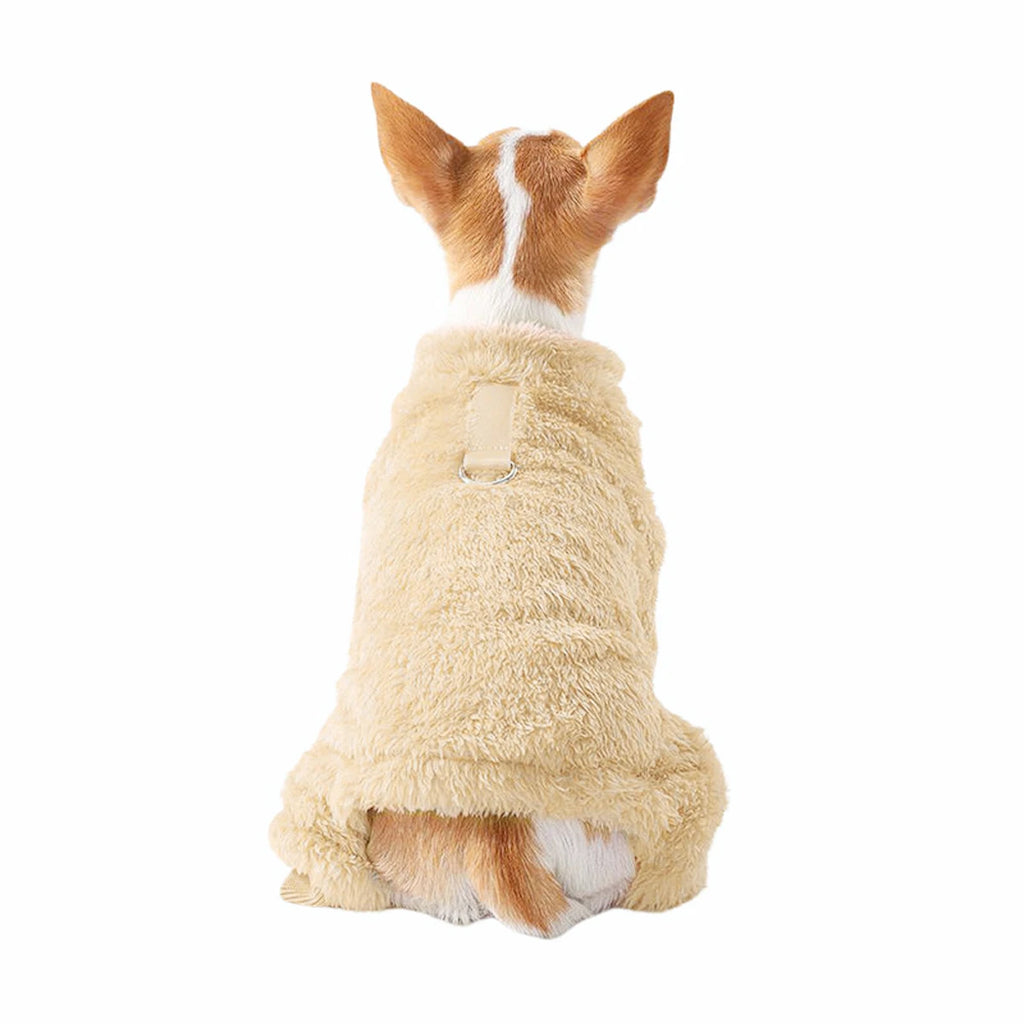 Winter Warm Pet Clothes Soft Flannel Dog Jumpsuit for Small Medium Dogs