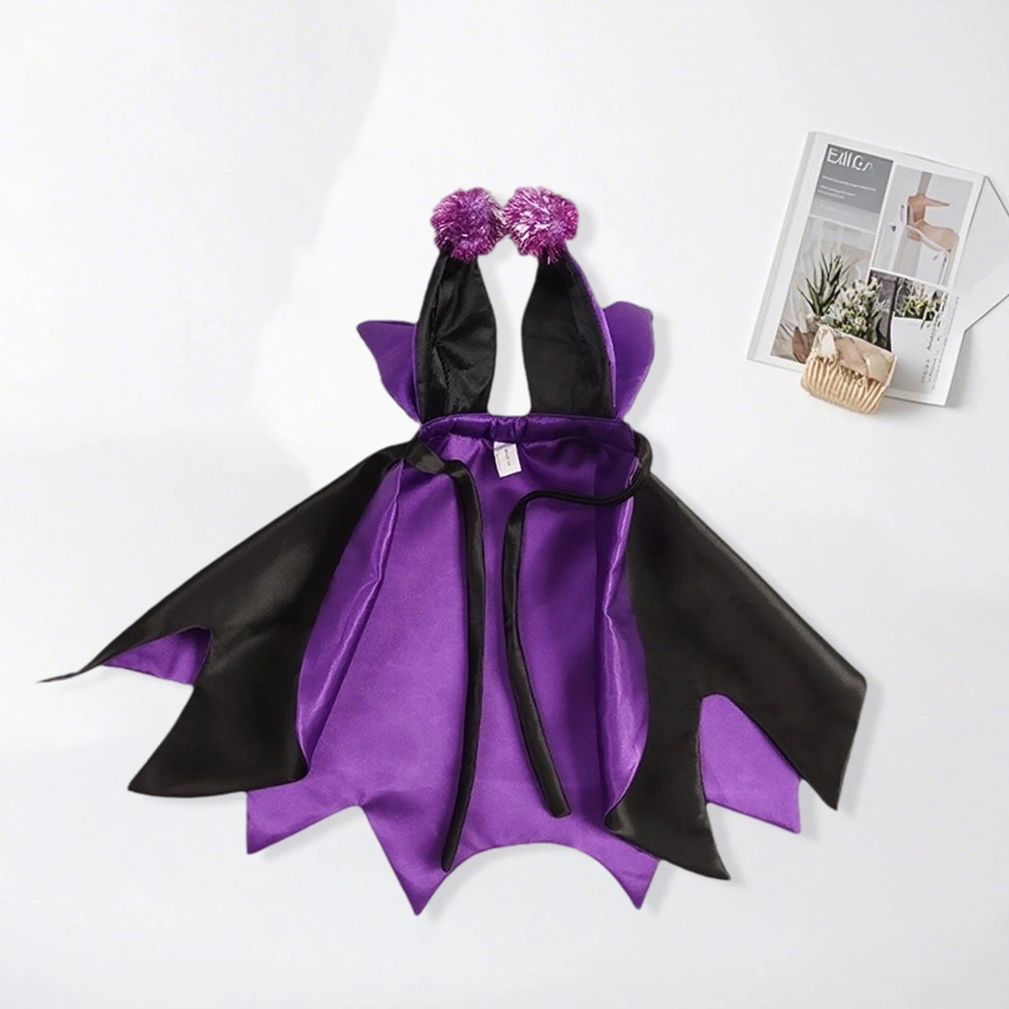 Halloween Pet Costume Set Funny Devil Cosplay Outfit with Cape