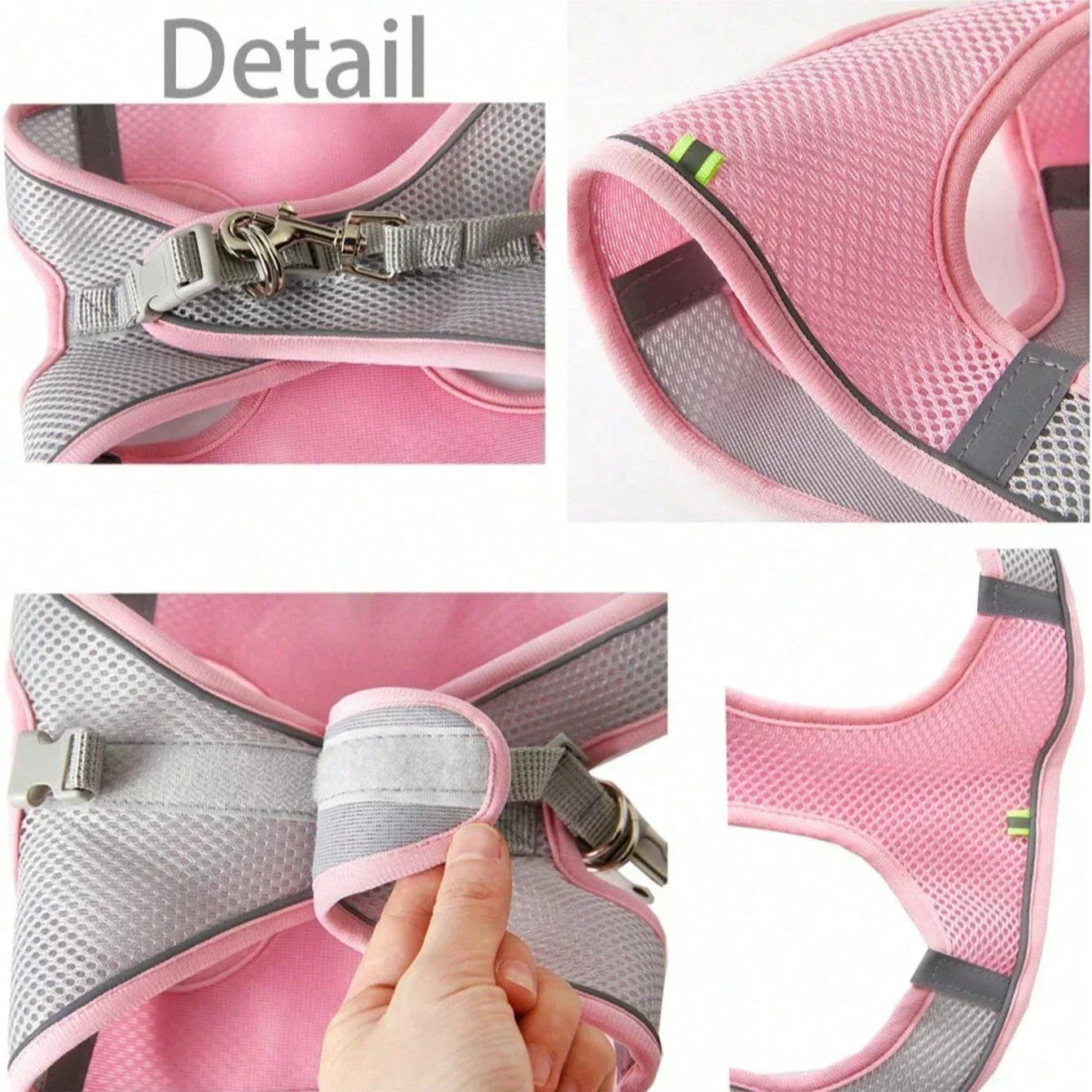 Escape-Proof Dog Harness and Leash Set for Small Dogs