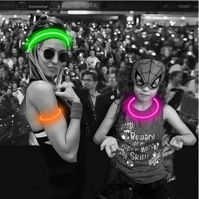 USB Rechargeable Luminous Collar Adjustable Led Glowing Dog Collar