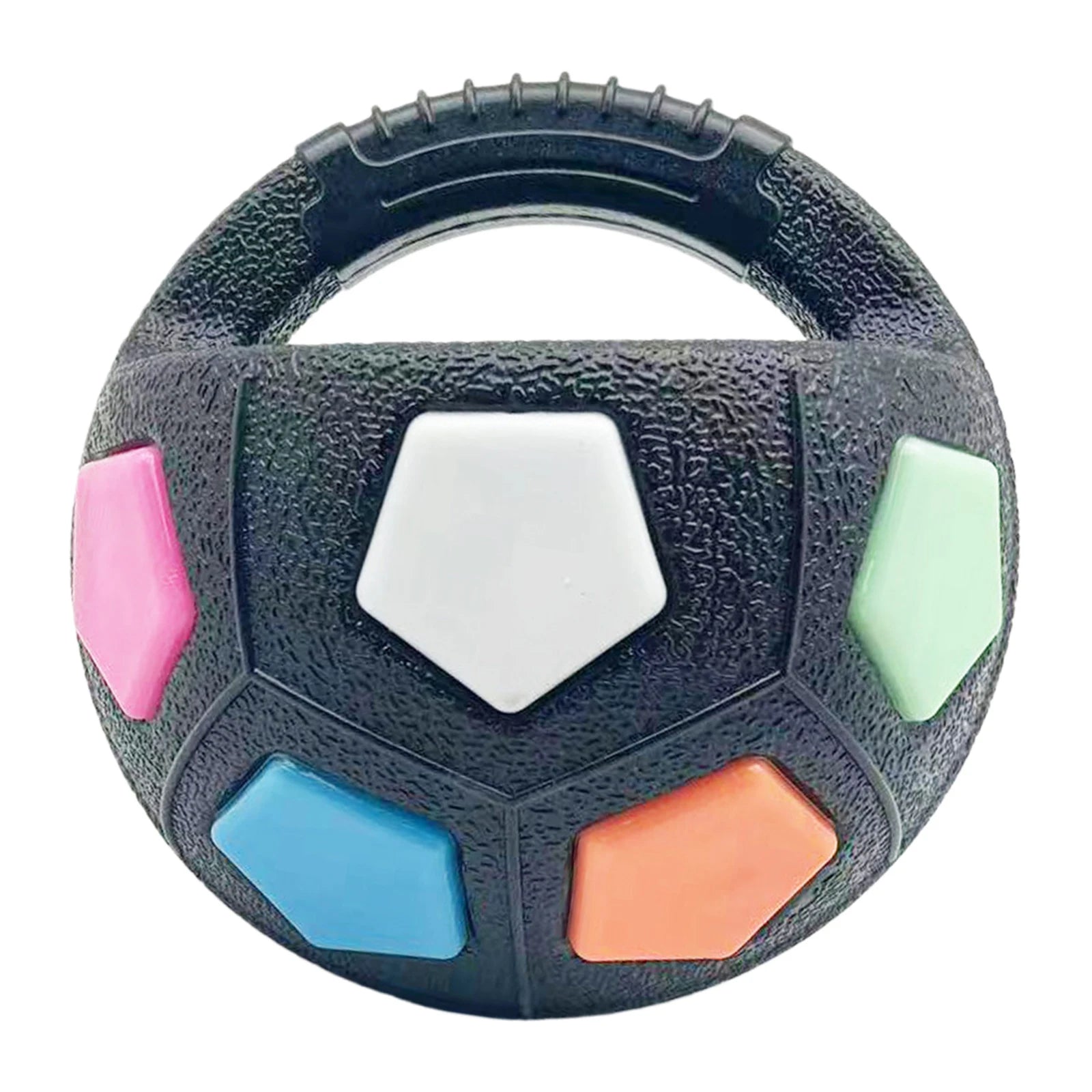 Dog Calming Ball with Handle Pet Dog Football Shape Toy.