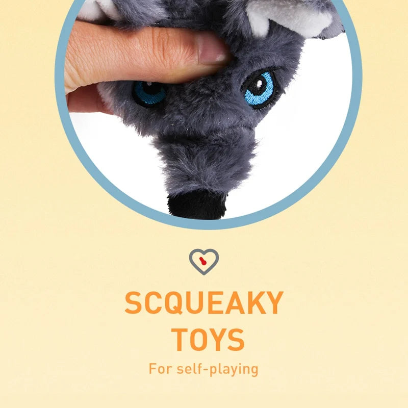 Soft Plush Pet Dog Chew Bite Resistant Squeaker