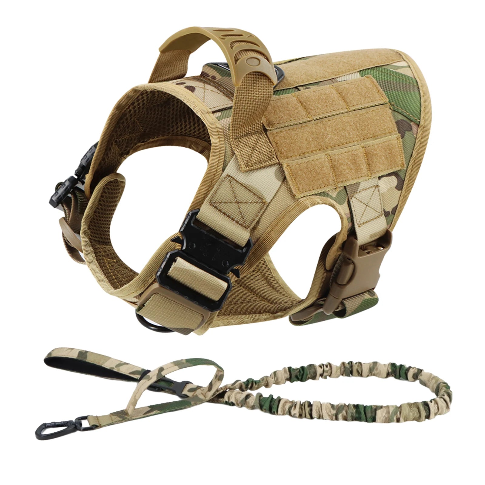 Large Dog Harness And Leash Set Pet German Shepherd Malinois