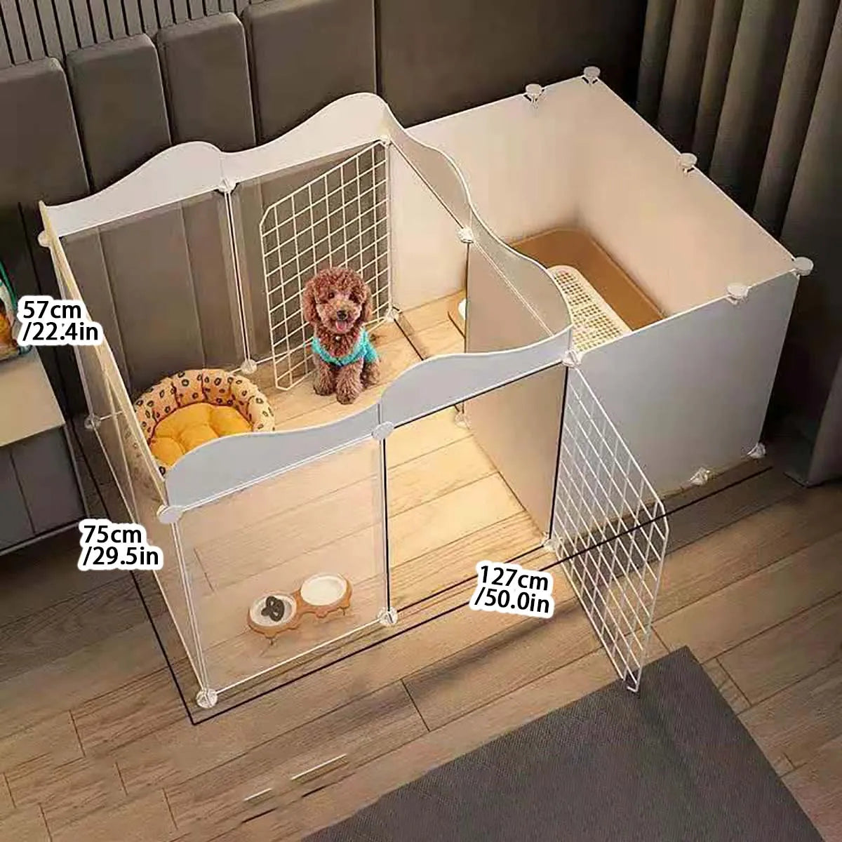 Pet dog enclosure Home House kennel Indoor small dog