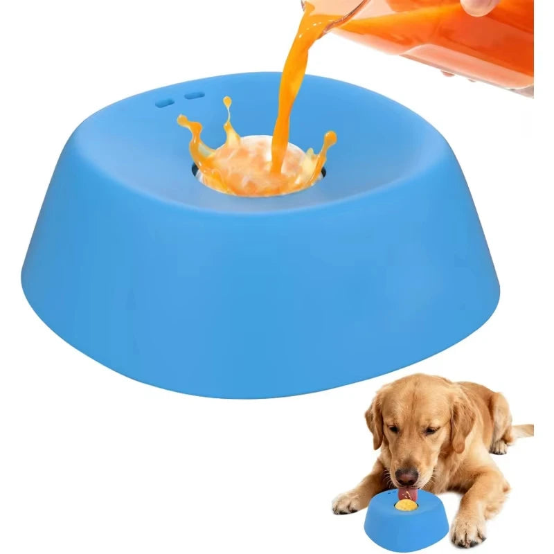Liquid Slow Dog Bowls  Anti-slip Ball-shaped