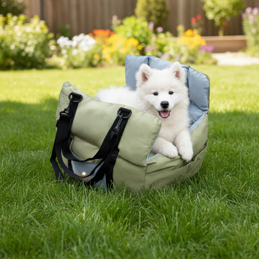 Portable Dog Car Seat Pet Puppy Booster Travel Bed