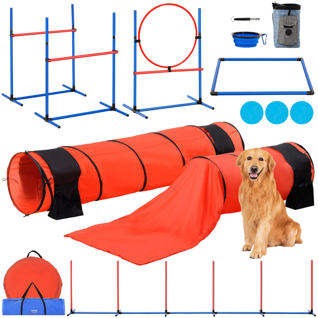 Dog Agility Training Equipment 4 PCS/5 PCS/7 PCS Set