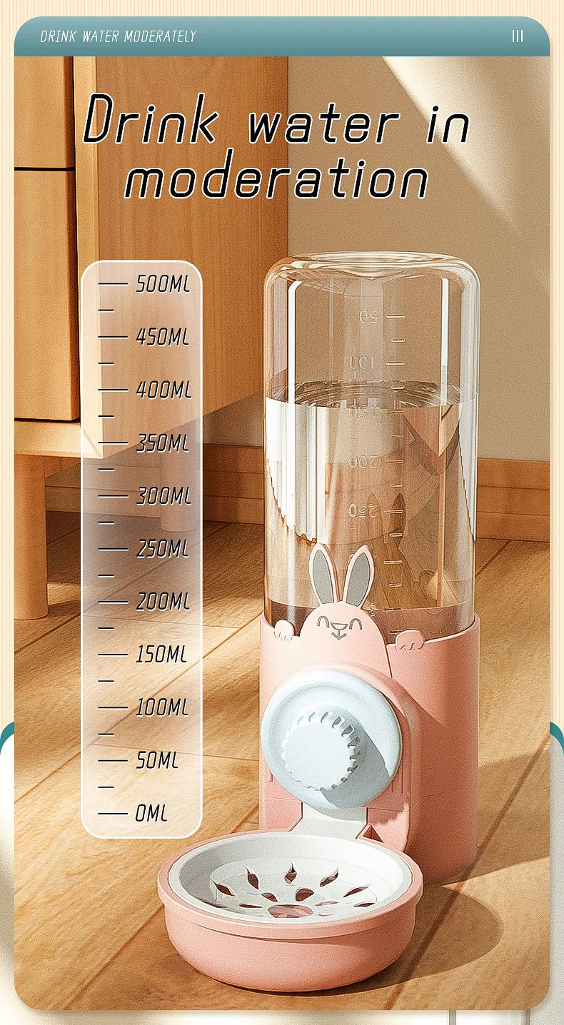 Automatic Pet Bowls Cage Hanging Feeder