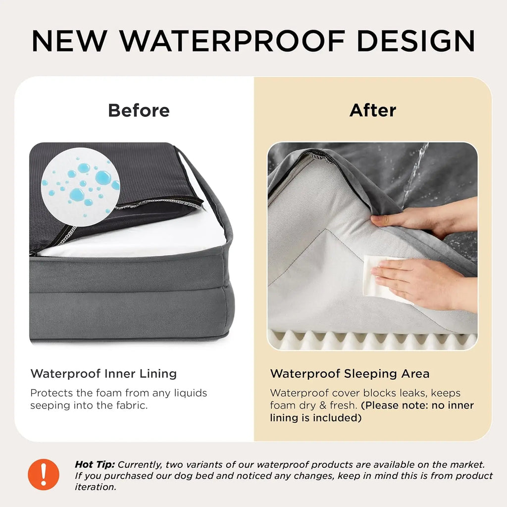 Waterproof Orthopedic Dog Bed Washable.