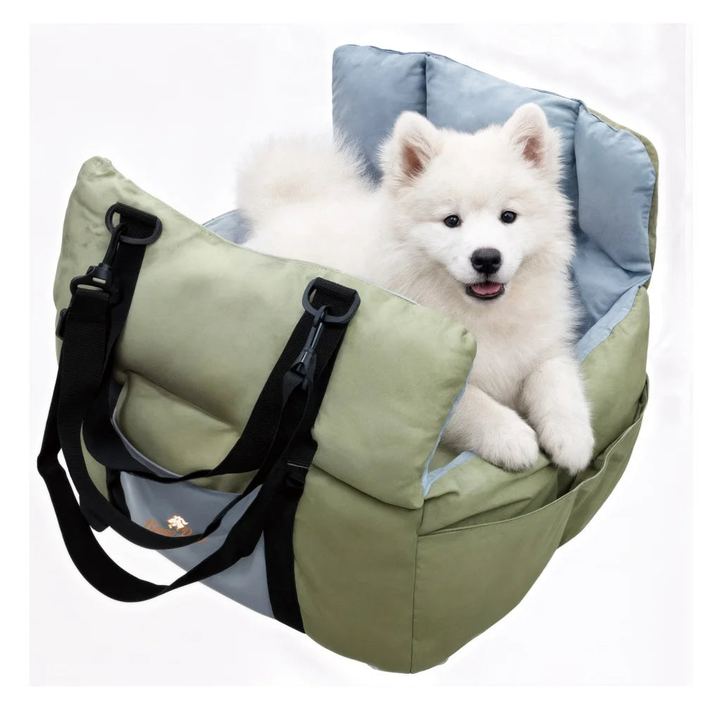 Portable Dog Car Seat Pet Puppy Booster Travel Bed