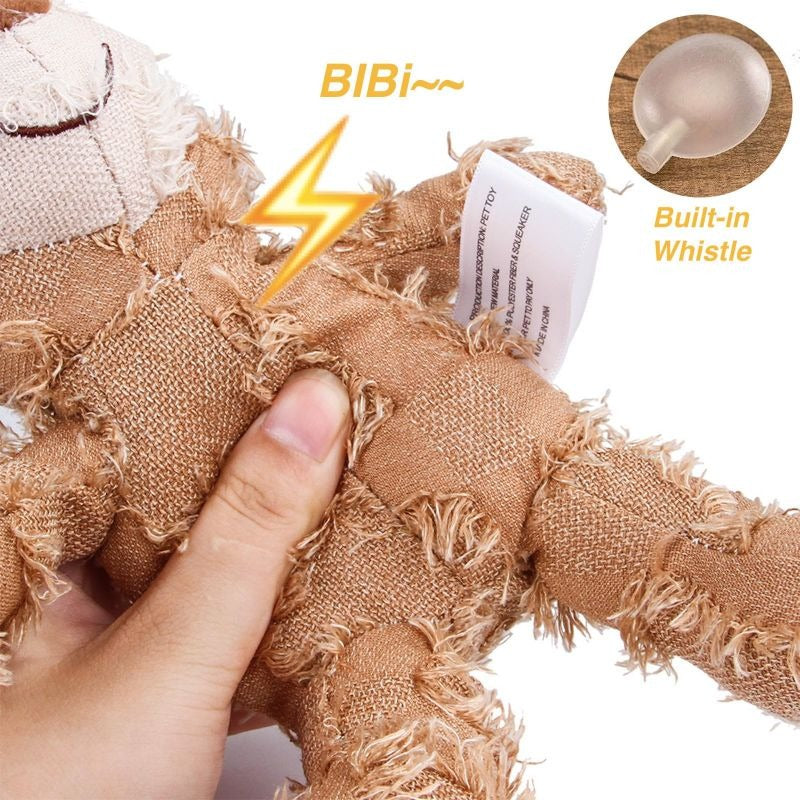 Pet Teddy Bear Soundmaking Toy Plush Interactive Dog Toys