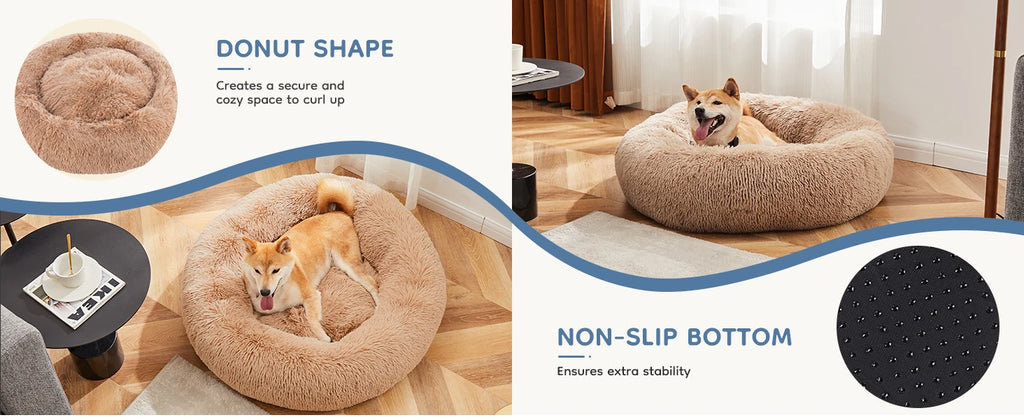 JHK Calming Dog Bed for Medium to Large Dogs Washable