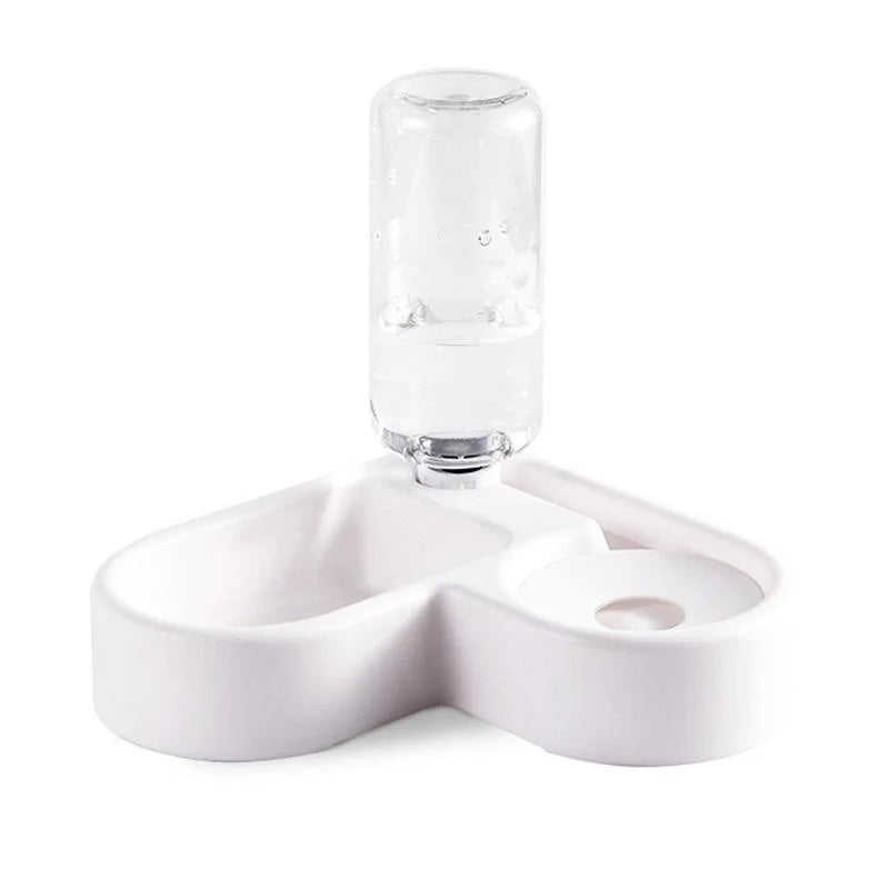 Automatic Pet Feeder & Water Bowl 500ml, Portable