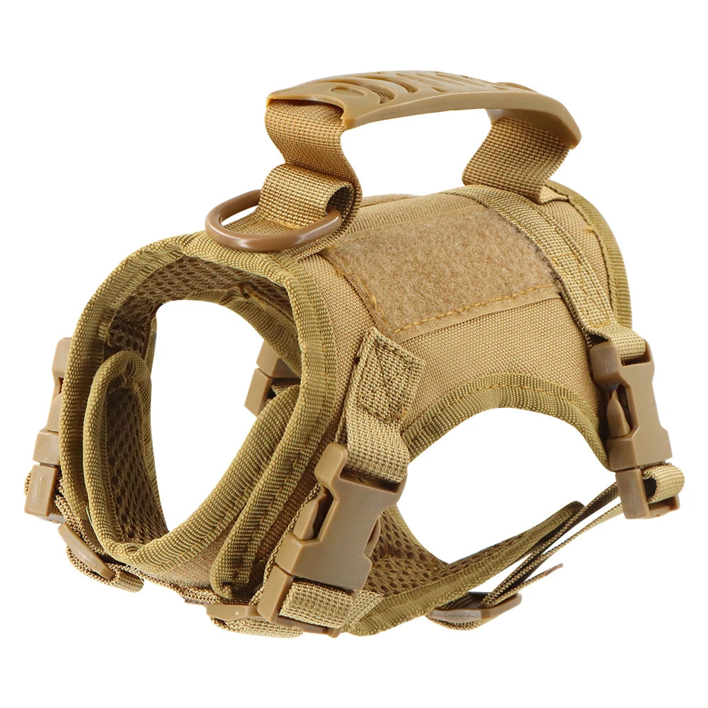 Tactical Puppy Harness Leash Set For Small Dogs