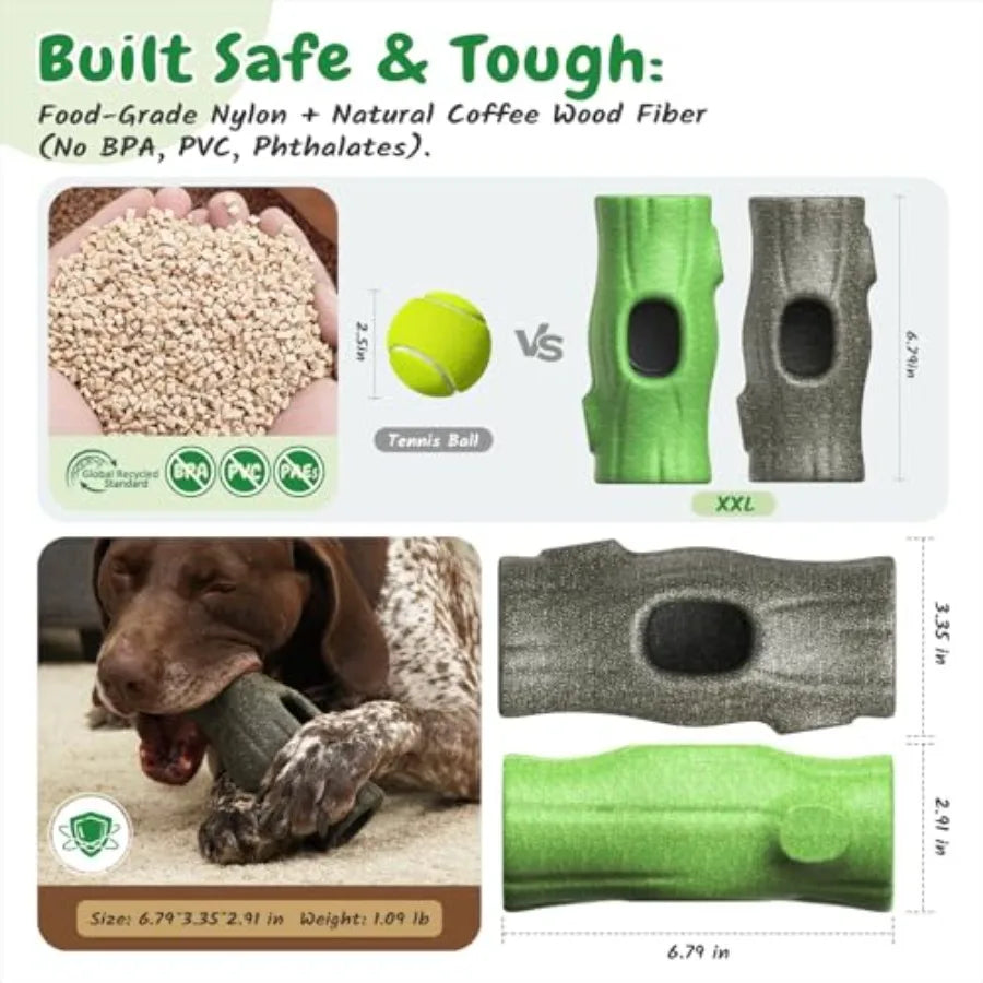 3-in-1 Durable Dog Enrichment Toy - Long-Lasting Fillable and Frozen Lick Toy.