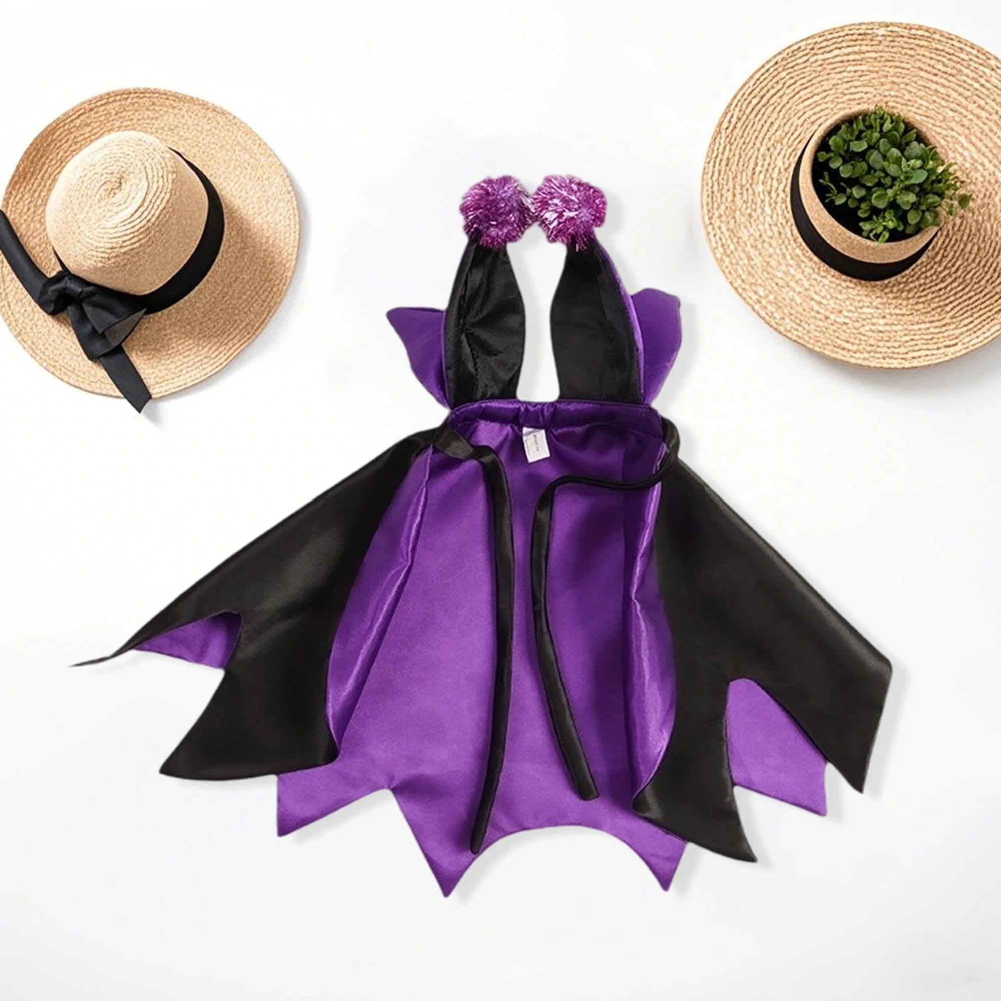 Halloween Pet Costume Set Funny Devil Cosplay Outfit with Cape