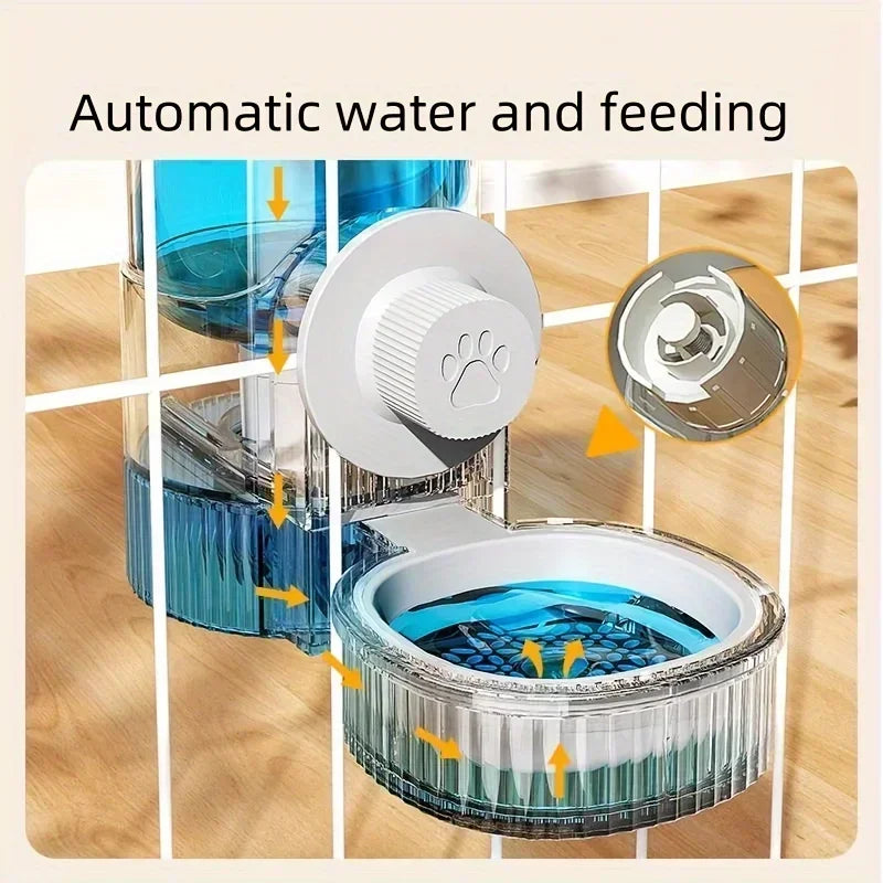 New Tepy Gravity Pet Auto Feeder Waterer