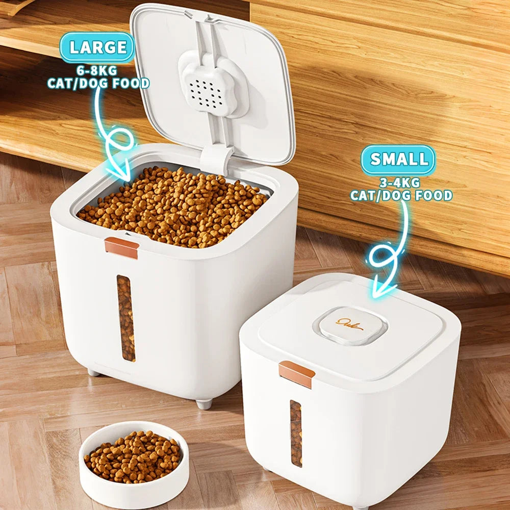 Pet Food Storage Barrel Large Storage Barrel Food Sealed Moisture-proof.
