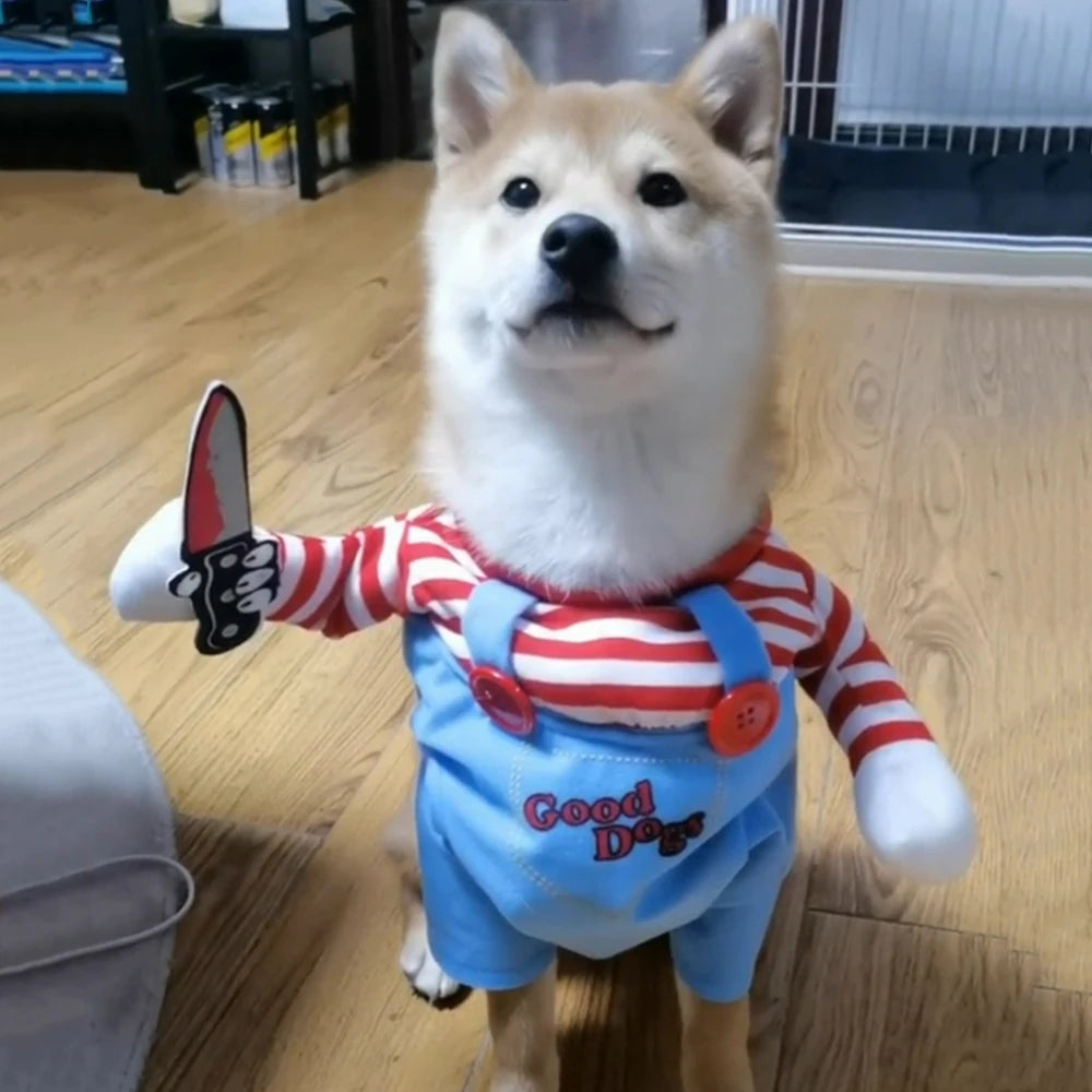 Halloween Funny Dog Clothes for Small Medium Dogs