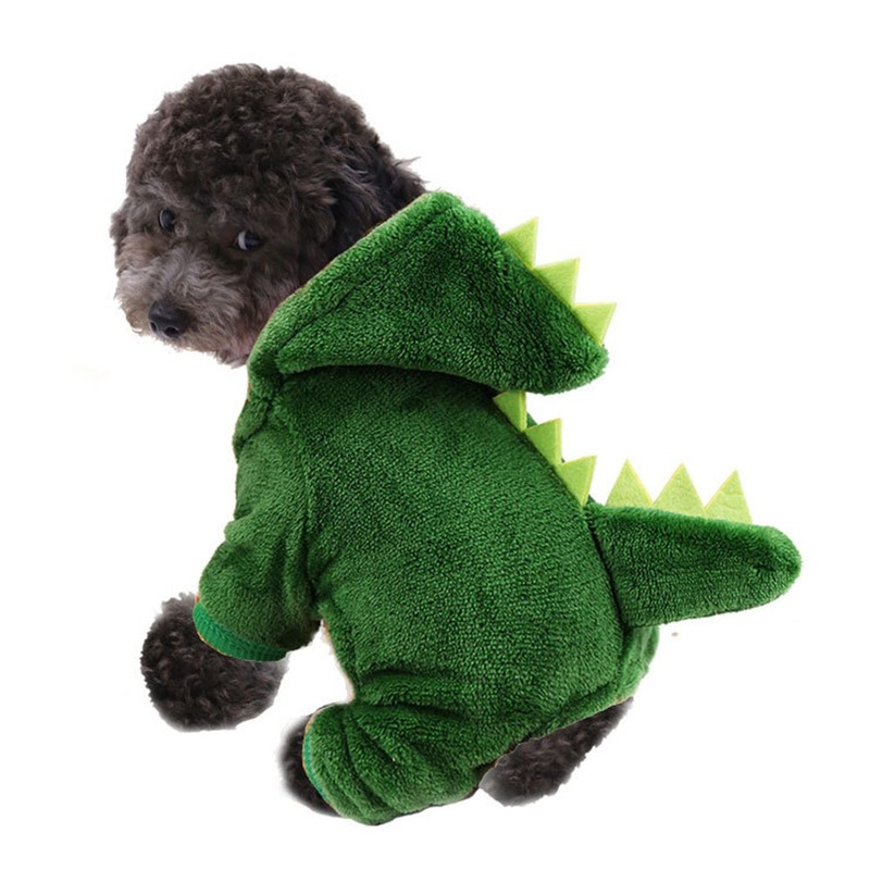 Dog Halloween Dog Clothes for Small Dogs Funny Dinosaur