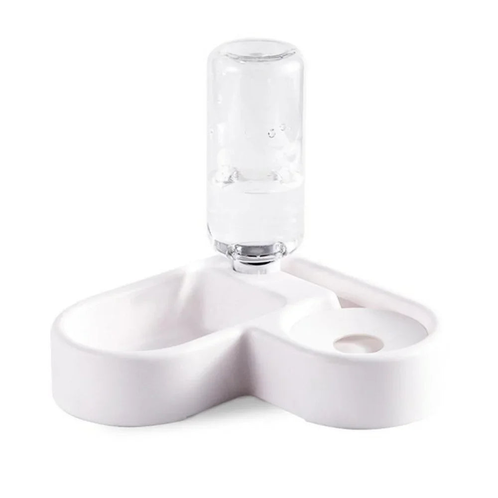 Automatic Pet Feeder & Water Bowl 500ml, Portable